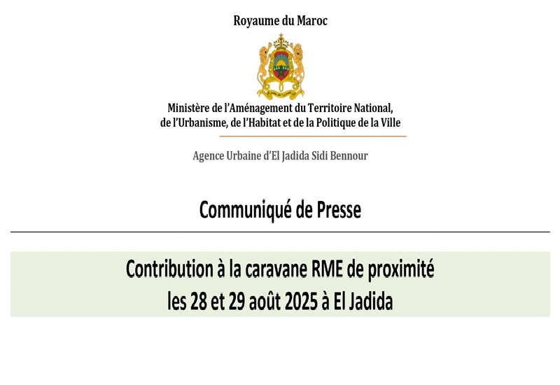 Communiqué de Presse: Caravane de proximité