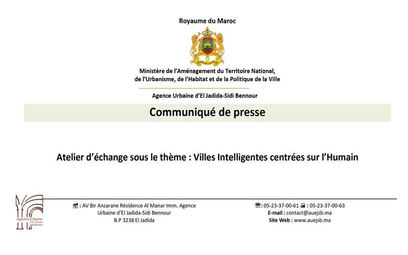 Communiqué de presse atelier villes intelligentes