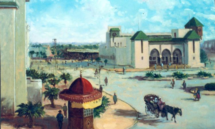 une Toile du centre de ville